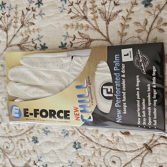 E-Force Other - E-FORCE Chill Racquetball Glove Large Right Handed NWT